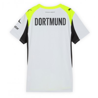Ženski Nogometni dresi Borussia Dortmund Gostujoči 2025-26 Kratek Rokav Ženski Nogometni dresi Borussia Dortmund Gostujoči 2025-26 Kratek Rokav